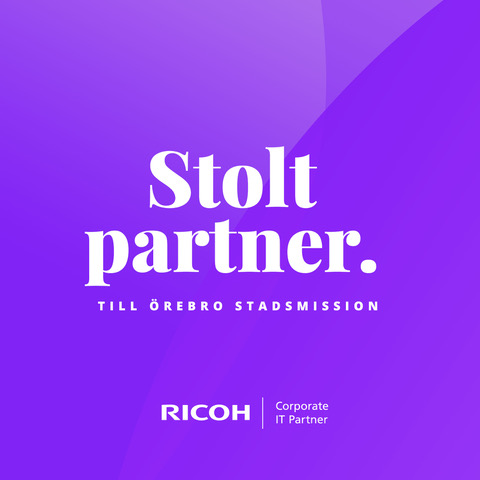 Stolta partners till Örebro Stadsmission